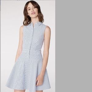 Armani Exchange white/blue dress